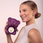 Ours en Rose Éternelle & Collier Personnalisé