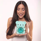 Ours en Rose Éternelle & Collier Personnalisé