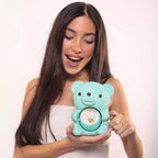 Ours en Rose Éternelle & Collier Personnalisé